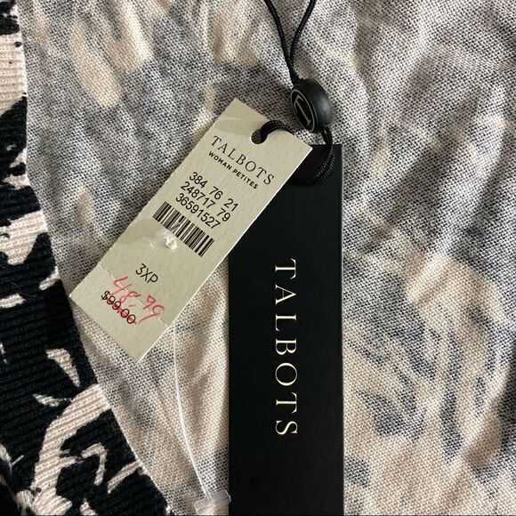 TALBOTS LIGHTWEIGHT CARDIGAN SWEATER / 3XP / NWT - Picture 7 of 7